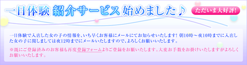 一日体験紹介サービス