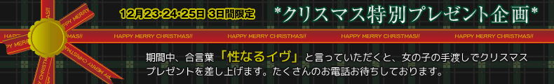 クリスマスプレゼント企画