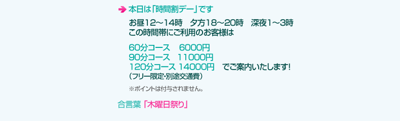 木曜日