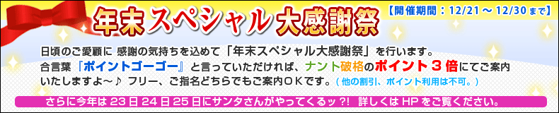 年末スペシャル大感謝祭