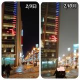 昨日より気温は高いので…